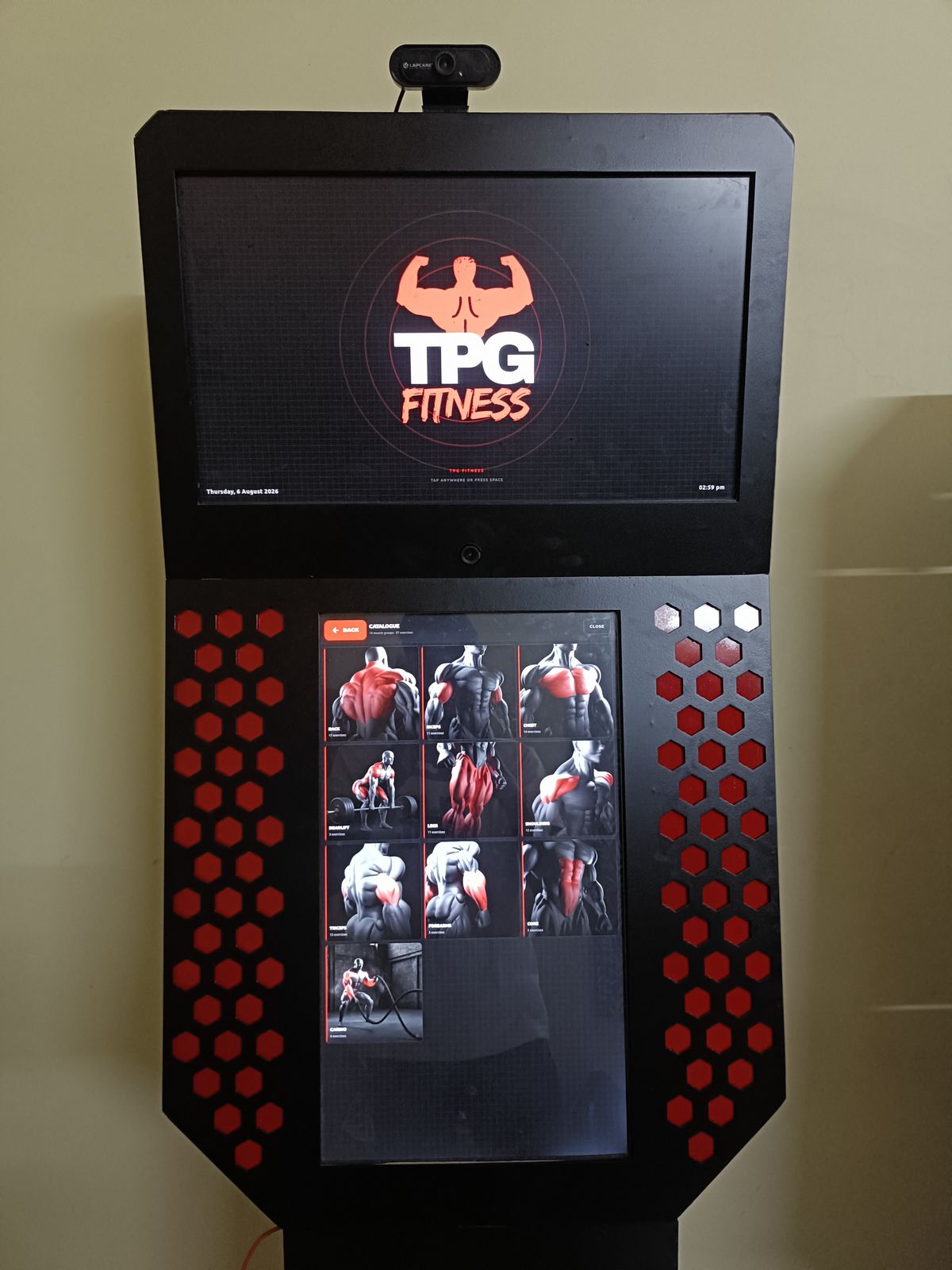 Placeholder image: the kiosk, from the gallery